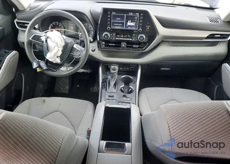 2021 Toyota Highlander L z USA, uszkodzony, nr VIN 5TDCZRBH3MS095084